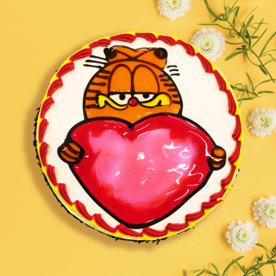 Piping Jelly Cake - Garfield 1