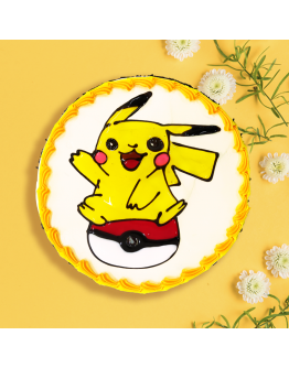 Piping Jelly Cake - Pikachu