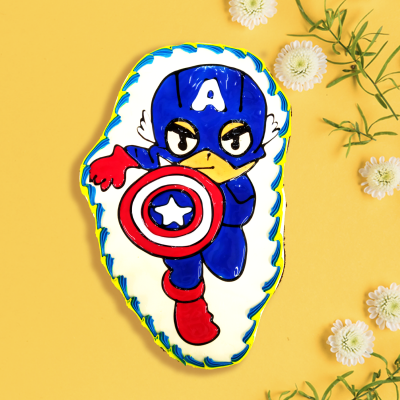 Piping Jelly CutShape - Captain America 1