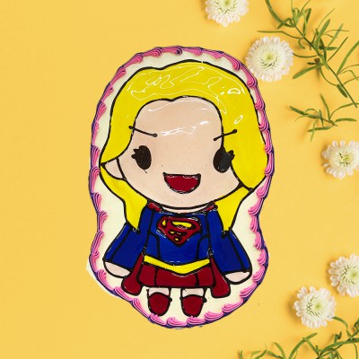 Piping Jelly CutShape - superwoman 2