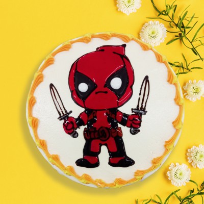 Piping Jelly Cake - Deadpool 1