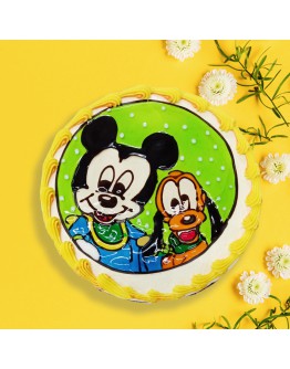 Piping Jelly Cake - Little Mickey 2