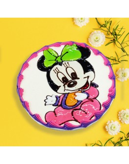 Piping Jelly Cake - Little Minnie 4