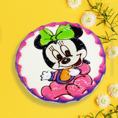Piping Jelly Cake - Little Minnie 4