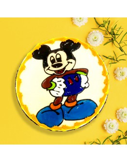 Piping Jelly Cake - Mickey 1