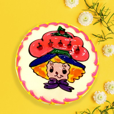 Piping Jelly Cake - Strawberry girl
