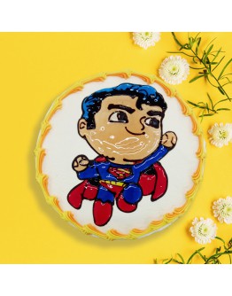 Piping Jelly Cake - superman 2