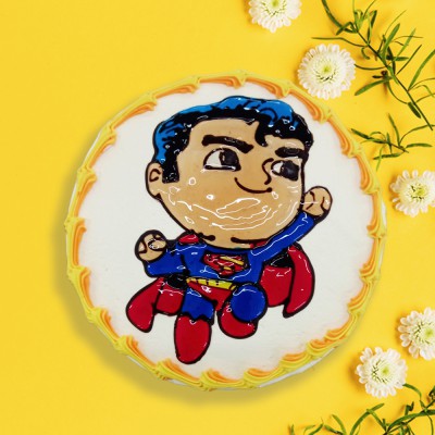 Piping Jelly Cake - superman 2