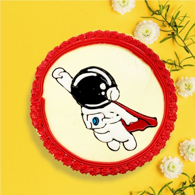 Piping Jelly Cake - astronaut 2