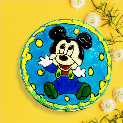 Piping Jelly Cake - little mickey 4