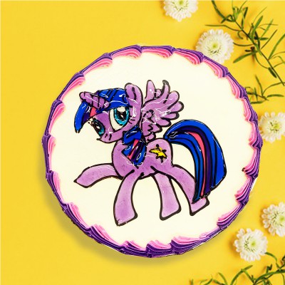 Piping Jelly Cake - Little pony 4