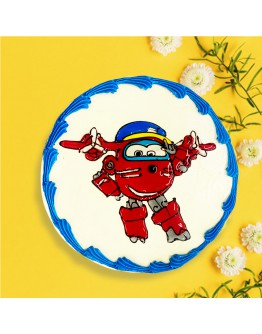 Piping Jelly Cake - super wings (jett)