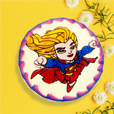 Piping Jelly Cake - superwoman 3