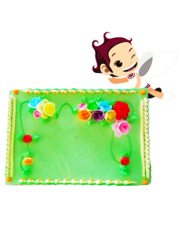 2KG Pandan Rectangular Cake