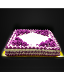 2KG Rectangular - Icing Flower I