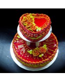 2 Tier - For Like Ever Wedding Cake